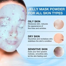 Hoygi Jelly Mask For Facials Professional, Hydrating & Moisturizing Peel-Off Natural Gel Face Mask Skincare, Professional Spa Use Jelly Face Masks, Deep Hydration & Glow (Hyaluronic Acid) - Hyaluronic Acid - 查看 2