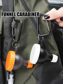 1pc Mini Portable Protein Powder Funnel With Keychain, Suitable For Travel, Fitness And On-The-Go Protein Powder Mixing, Hygienic Leak-Proof Powder Transfer Device For Bottles And Containers, Applicable For Protein Powder Containers - View 6