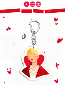 1个卡通动漫亚克力钥匙扣，包含Boy With Love/BANGTAN/HOPE WORLD/Permission To Dance/DNA/Black Swan/专辑钥匙扣/友情钥匙扣：角色造型，趣味饰品，粉丝礼物。适合送给男朋友、女朋友、家人、老师，也可作为派对礼物或ARMY主题手机装饰。 - 彩色 - 查看 6