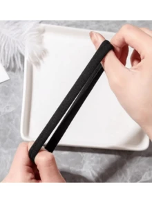 200/100/50/10pcs High Elasticity Headbands, Women Plain Minimalist Headbands, Daily Commute & Home Sports Makeup Versatile Hair Accessories - Multicolor - View 4