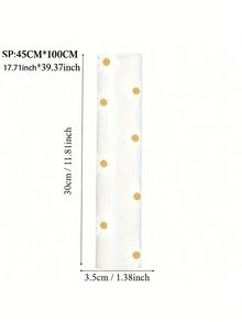 1卷雏菊图案加厚防滑可水洗EVA冰箱/橱柜垫，易于裁剪 - 彩色 - 查看 9