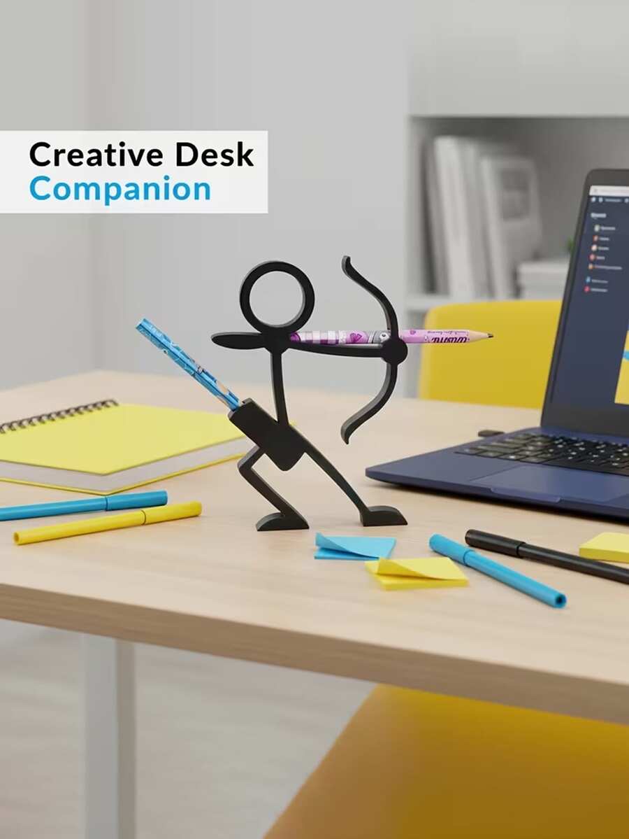 4 mẫu giá đỡ bút hình người in 3D, có thể dùng làm giá để bút, hộp đựng bút, vật trang trí bàn làm việc, đồ dùng học tập và văn phòng phẩm, đồ dùng văn phòng và vật trang trí để bàn. Thích hợp làm quà tặng học sinh, quà tặng trẻ em, quà Giáng sinh, năm mới và quà tựu trường. Phụ kiện bàn làm việc, phụ kiện bàn làm việc, trang trí văn phòng - nhiều màu - Xem 1