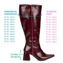Women's Riding Boots Launched By Ana Castela Caramel Thick Heel Long Shaft Fashion Blogger - 紅木色 - 查看 7