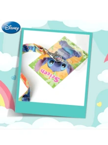 Disney 1条官方授权史迪奇挂绳，带证件套和卡包，旅行必备可爱卡通便携卡包，节日礼物，适合送给家人和朋友，万圣节、圣诞节、感恩节等场合。 - 彩色 - 查看 4