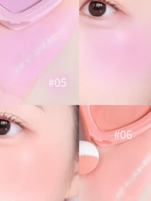 lilybyred K-Beauty Luv Beam腮红膏，质地柔滑，持久显色，打造自然光泽妆容，丝绒般柔润，打造自然妆效，日常妆容腮红 - 05 Cheeky Lavender - 查看 3