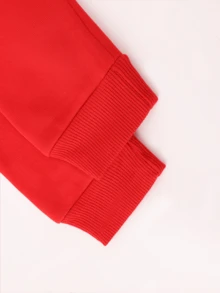 Disney Minnie Mouse "Magic Bow" Pink Pullover Sweatshirt, Adorable Castle & Firework Print, Cozy Crewneck, Durable Fabric, Ideal For Fall & Winter, Cute & Whimsical, Unisex - Đỏ - Xem 4