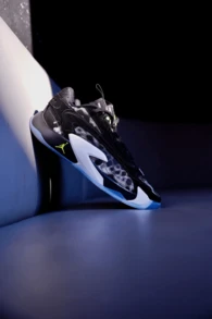 Nike Jordan Luka 2 PF Doncic 2 圆头系带透气低帮篮球鞋，黑白，男款 - 黑與白 - 查看 7