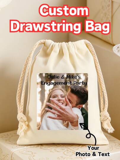 Personalized Brunch Gift Bags, Customizable With Couple Photos And Text, Perfect For Anniversaries, Ladies' Nights, Party Decorations, And Celebrations. Suitable For Birthdays, Weddings, Holidays, Valentine's Day, Best Friend's Day, Or Any Occasion. Elegant And Spacious, Customizable With Names. Romantic Valentine's Day Gift Bags