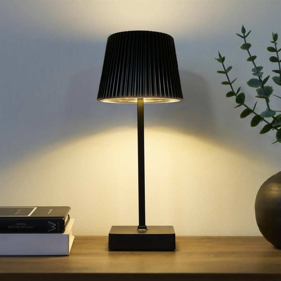 1pc Touch Sensor Wireless LED Desk Lamp, Modern Touch Control Table Lamp With USB Power, 3 Brightness Levels, Bedroom LED Light, Portable LED Desk Lamp, Suitable For Bedside, Indoor, Dining Room, Home, Office, Cafe, Living Room (800mAh) - USB - View 1