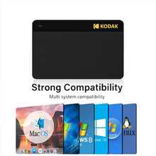 Kodak 柯达 500GB 移动硬盘，USB3.2 高速 5Gbps 2.5 英寸外置存储设备，适用于商务 PC、笔记本电脑，传输速度快 - 黑色 - 查看 5