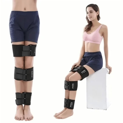 3 piezas/set de correas para piernas para hombres y mujeres adultos que hacen que las líneas de las piernas se vean talla grande hermosas, soporte de rodilla tipo O a tipo X - Cinturón de soporte ajustable de tela para rodillas arqueadas, corrección de postura y soporte de piernas hermosas, hombres y mujeres, soporte de piernas hermosas | Rodillera ajustable | Ajuste cómodo, rodilleras, soporte de rodilla Entrenamiento de fuerza Manga de rodilla Rodillera Accesorio deportivo Soporte de rodilla Accesorio de fitness