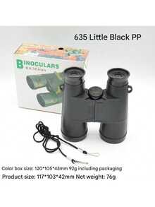 1pc Camouflage Binoculars, 6-35X High Magnification Compact Binoculars, Popular Outdoor Travel Spotting Scope, Portable High Definition Handheld Binoculars, Student Science Experiment - Multicolor - View 6