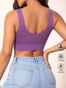 Kit Of Up To 2 Pieces: Sports Top For Gym, Fitness, Running, Training, Yoga, Removable Padding, Sports Bra, Everyday Wear - Nhiều màu - Xem 5