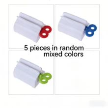 牙膏挤压器，懒散的人和儿童牙膏分配器，手动旋转牙膏挤压器，洗面奶 - 彩色 - 查看 20