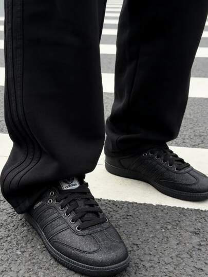  Adidas Originals Samba Shiny Pack - Versatile, Comfortable, Durable Low-Top Sneakers - Unisex - Black