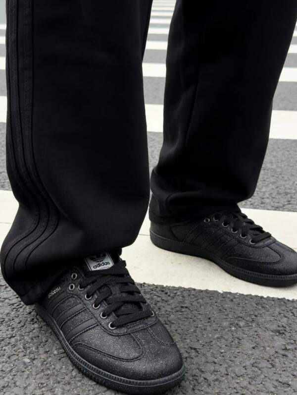  Adidas Originals Samba Shiny Pack - Versatile, Comfortable, Durable Low-Top Sneakers - Unisex - Black