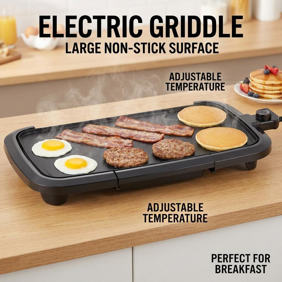 Aoran Electric Frying Pan - 美規A型插(110-127V) - 查看 1