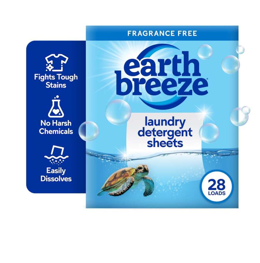 Laundry Detergent Sheets Fragrance-Free  Sheets 32 Count 64 Loads - 清新香味 - 查看 1