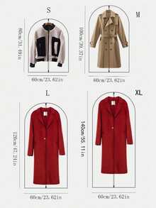 Bộ 5 túi bọc chống bụi trong suốt, có thể giặt, túi chống bụi kín hoàn toàn, thích hợp để bảo quản quần áo, trang trí nhà cửa, phòng ngủ, áo thun nữ, quần, váy, sắp xếp đồ đạc, đồ dùng du lịch. - Nhiều màu - Xem 8