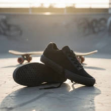 Basic Unisex Sneakers For Casual Wear With A Simple And Versatile Design. - All Black - 查看 3