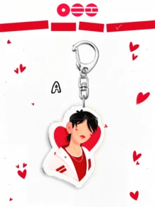 1个卡通动漫亚克力钥匙扣，包含Boy With Love/BANGTAN/HOPE WORLD/Permission To Dance/DNA/Black Swan/专辑钥匙扣/友情钥匙扣：角色造型，趣味饰品，粉丝礼物。适合送给男朋友、女朋友、家人、老师，也可作为派对礼物或ARMY主题手机装饰。 - 彩色 - 查看 3