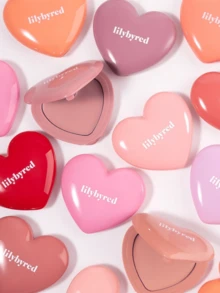 lilybyred K-Beauty Luv Beam腮红膏，质地柔滑，持久透亮妆效，丝绒般柔润的腮红膏，打造自然光泽妆容，质地细腻，妆感自然，日常妆容腮红膏 - 09 Zesty Coral - 查看 5