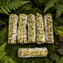 10CMWhite Sage & Yerba Santa Smudge Sticks - Natural Cleansing Incense For Spiritual Healing, Meditation & Home Purification - Multicolor - View 1