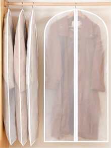 Bộ 5 túi bọc chống bụi trong suốt, có thể giặt, túi chống bụi kín hoàn toàn, thích hợp để bảo quản quần áo, trang trí nhà cửa, phòng ngủ, áo thun nữ, quần, váy, sắp xếp đồ đạc, đồ dùng du lịch. - Nhiều màu - Xem 4