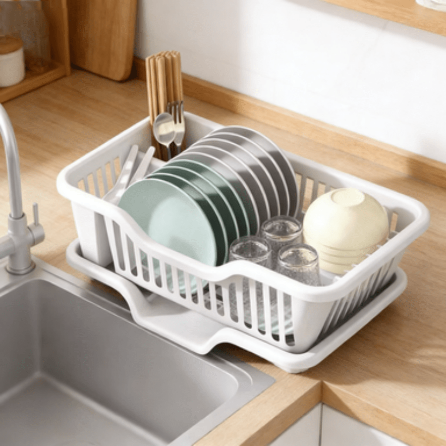 1 Piece Family Kitchen Bowl Rack, Thickened Draining Bowl Rack Storage Rack, Kitchen Sink Organizer, Dish Cabinet Bowl And Plate Rack, Draining Chopstick Holder