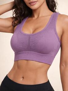 Kit Of Up To 2 Pieces: Sports Top For Gym, Fitness, Running, Training, Yoga, Removable Padding, Sports Bra, Everyday Wear - Nhiều màu - Xem 4