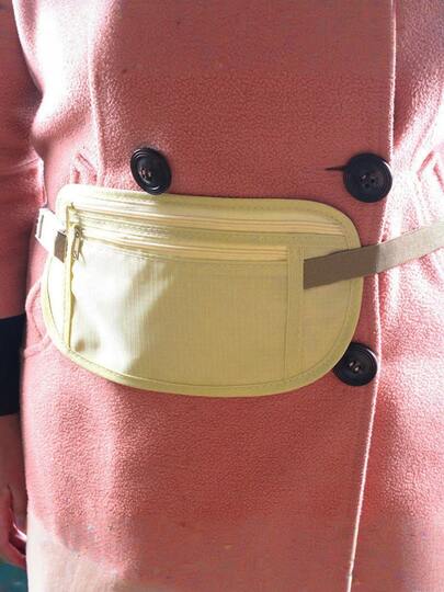 1 Pc Invisible Travel Waist Packs For Passport Money Belt Bag Wallet Chest Pack Waist Bag