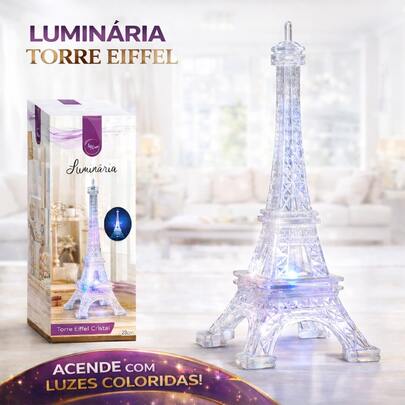 3d Torre Eiffel Romântica França / Paris Torre De Led Claro Noturna Quarto Mesa Decoração De Casa