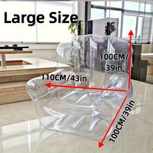 DIY Transparent Doll Sofa Cover- PVC Stuffed Animal Storage Display Stand, Suitable For Plush Toys- Cute Mini Furniture, Suitable For Room Decoration And Collectible Storage(Doll Not Included), Suitable For Christmas And Halloween - Clear - View 11