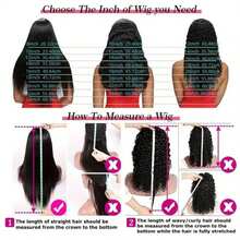 Afro Jerry Curly 3 In 1 Half Human Hair Wig With Bangs Full Machine Made Scalp Top Wig Glueless Virgin Brazilian Afro Curly Wigs For Women 250% Density Natural Color Graduation Season Hairstyles - Natural Black - View 9