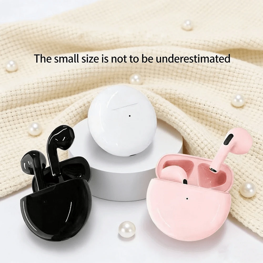 蓝牙耳机、无线蓝牙耳机、降噪耳塞、带麦克风的无线耳机、Fone Pro6 蓝牙耳机、运动跑步耳机、入耳式耳机 - 彩色 - 查看 1