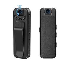 Cámara portátil inalámbrica para vlogging con visión nocturna y lente rotativa 180°, cámara deportiva portátil para actividades al aire libre como esquí, ciclismo, senderismo, también adecuada como cámara personal para vlogging o videocámara portátil - Negro - Ver 2