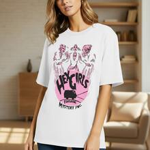 1PC Camiseta de Algodón Unisex de Talla Grande para Mujer, Diseño Gráfico con Frase de Fourth Wing, Diseño de Fantasía de Dragón, Camiseta Casual Negra para Hombres y Mujeres. ¡! Camiseta estampada de manga corta, casual y elegante para mujer. - Blanco - Ver 7