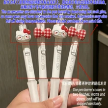 2/4支紅眼軟握壓感式原子筆，耐用墨水、抗震，可愛卡通設計，適合學校/辦公室使用，開學季辦公用品（隨機款式） - 彩色 - 查看 7