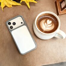 DECOPHONE 极简电镀按键亚克力透明防震保护手机壳，兼容 XR、7、8 和 Apple 17、17 Pro、17 Pro Max、16、16 Pro、16 Plus、16 Pro Max、15 Pro、15 Pro Max。 - 灰色 - 查看 5