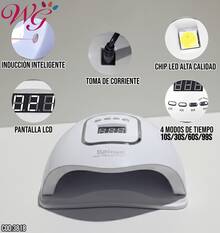 Nail Curing Lamps & Dryers - White - View 4
