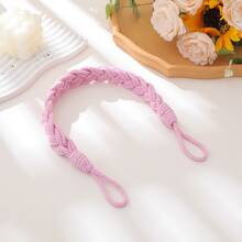 1pc Minimalist Nordic Style Linen Rope Curtain Tie Back, Handmade Knotted Curtain Strap - Multicolor - View 4
