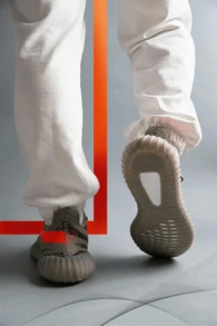 Adidas Originals Yeezy Boost 350 V2 BELUGA RF Low-Top Casual Sneakers, Unisex, 2021 Version - Grey - View 9