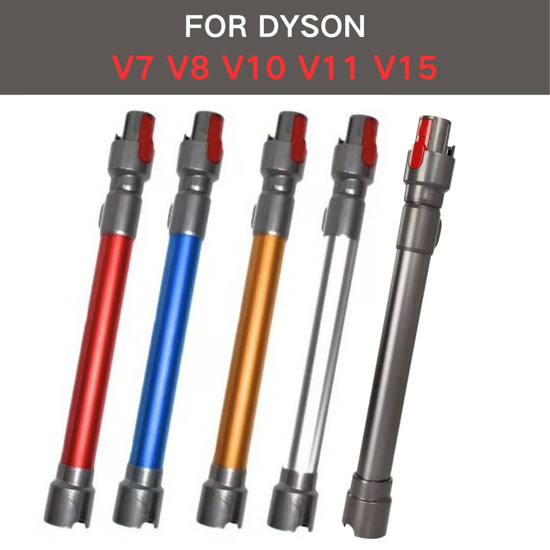 Tubo conductor compacto y telescópico compatible con V7/V8/V10/V11/V15 con características de fácil almacenamiento y extensión conveniente.