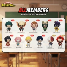 Crunchyroll 我的英雄学院官方授权盲袋钥匙扣（1 件）- 3D 泡沫人物盲盒神秘盒人物袋夹和吊饰拉链拉钥匙圈背包配件收藏玩具情人节礼物 - Izuku Midoriya  Ochaco Uraraka Tsuyu Asui Mineta Momo Yaoyarozu Mina Ashido Mashirao Ojiro Tenya Iida Shoto Todoroki Eijiro Kirishima - 彩色 - 查看 2