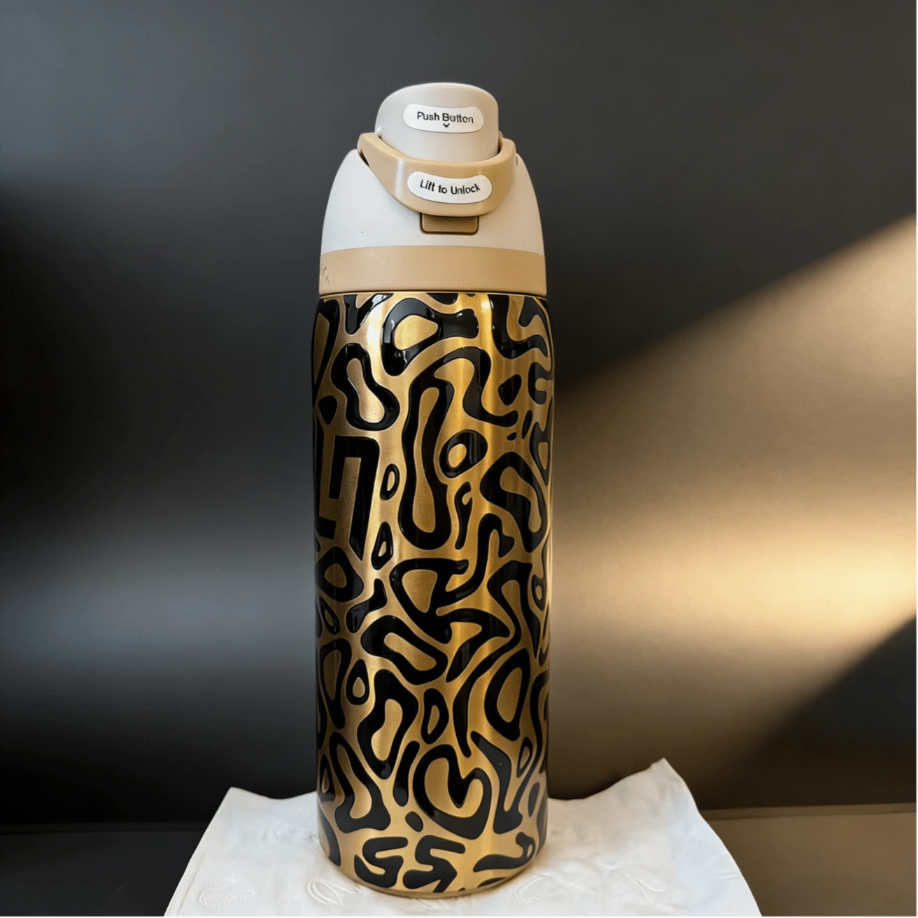 Owa Laa 32oz Winter Limited Stainless Steel Insulated Water BottleHand Washing Is Recommended For The Bottle Body, Ensuring Convenient And Hassle-Free Daily Maintenance. It Features 24-Hour Long-Lasting Hot And Cold Retention. The Wide-Mouth Design Allows Easy Addition Of Ice Cubes And Effortless Cleaning; The Lid Is Equipped With A Portable Carry Loop That Doubles As A Lock When Closed. Suitable For Various Daily Scenarios Such As Fitness, Running, And School Commuting. - 卡蘭多32oz - 查看 1