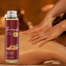 100ml Aceite de masaje de almendras, extractos vegetales, relajante y cómodo, hidratación diaria suave, contiene aceite de almendras, sin fragancia, apto para todo tipo de piel - Múltiples aromas - Ver 8