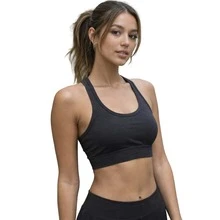Top Academia Feminino Básico Fitness Preço de Fábrica Atacado - Preto - Visão 3