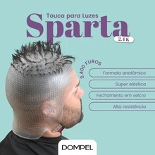 Touca Sparta Com Agulha 2.400 Furos - Dompel - Branco - Visão 3