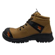 Bota New TRS 650 Tipo Borceguí de Piel para Uso Industrial - Camel - Ver 9