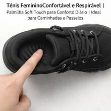 Buffalo Women's High Platform Sneakers Tractor Shoe 7cm High Promotion - 黑色 - 查看 4